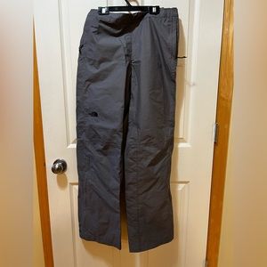 North Face rain pants size medium